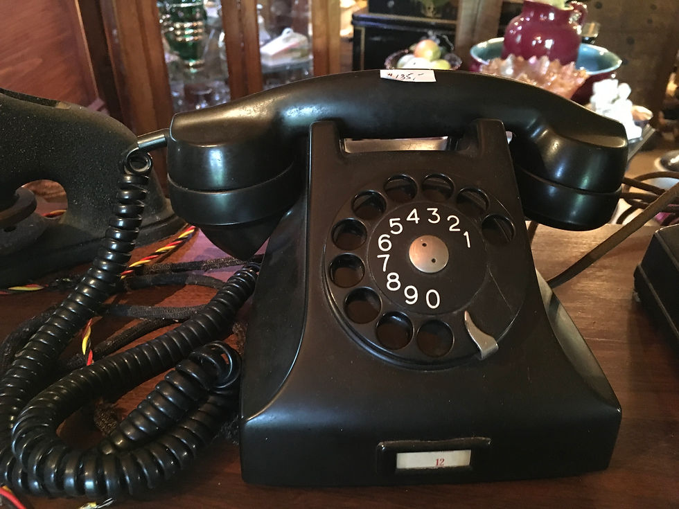 Téléphone centaine à roulette