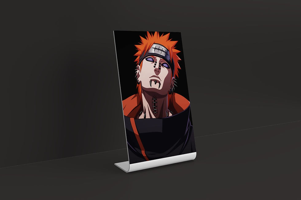 Orange Bended Acrylic