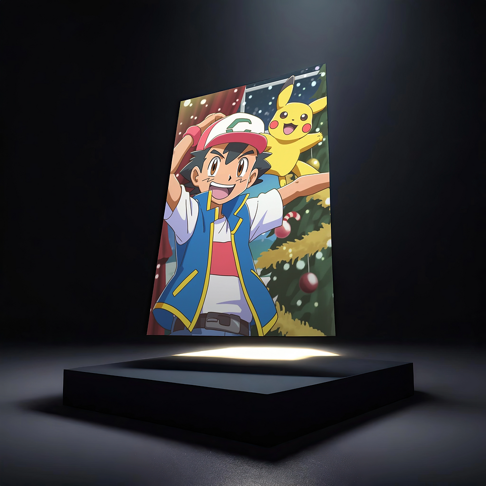 Ash and Pikachu 1 Acrylic Poster