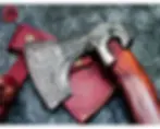 Thumbnail: Handmade Damascus steel Axe| Viking axe| leviathan axe| bearded axe|Throwing axe
