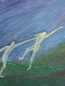 The wind, pulling you away, up, up, up.
