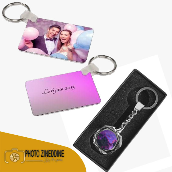 Porte clé avec votre photo