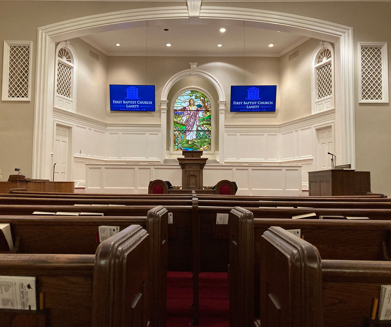 First Baptist Church Lanett Alabama Church Sanctuary