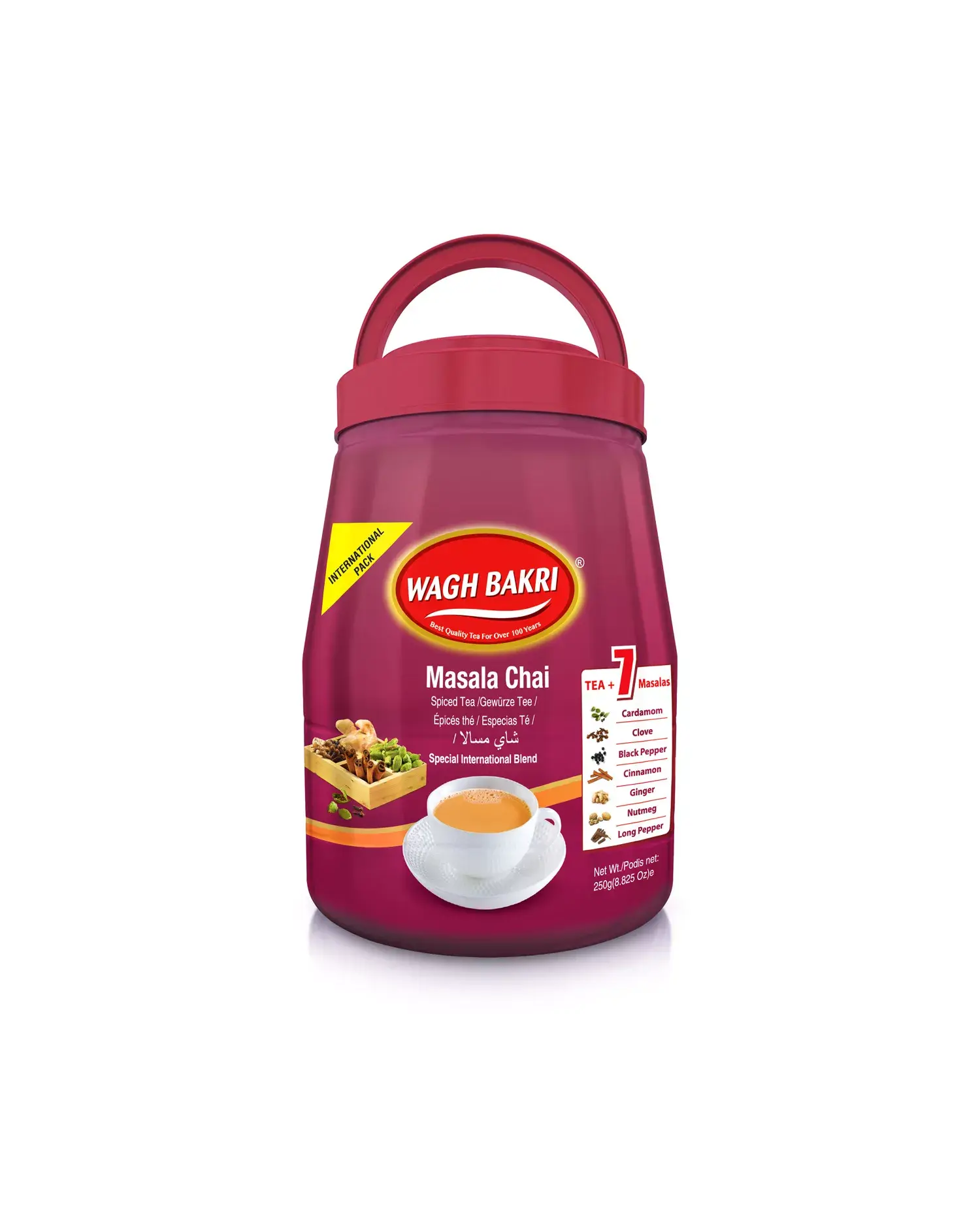 Black tea with spices Masala Chai Wagh Bakri 250g