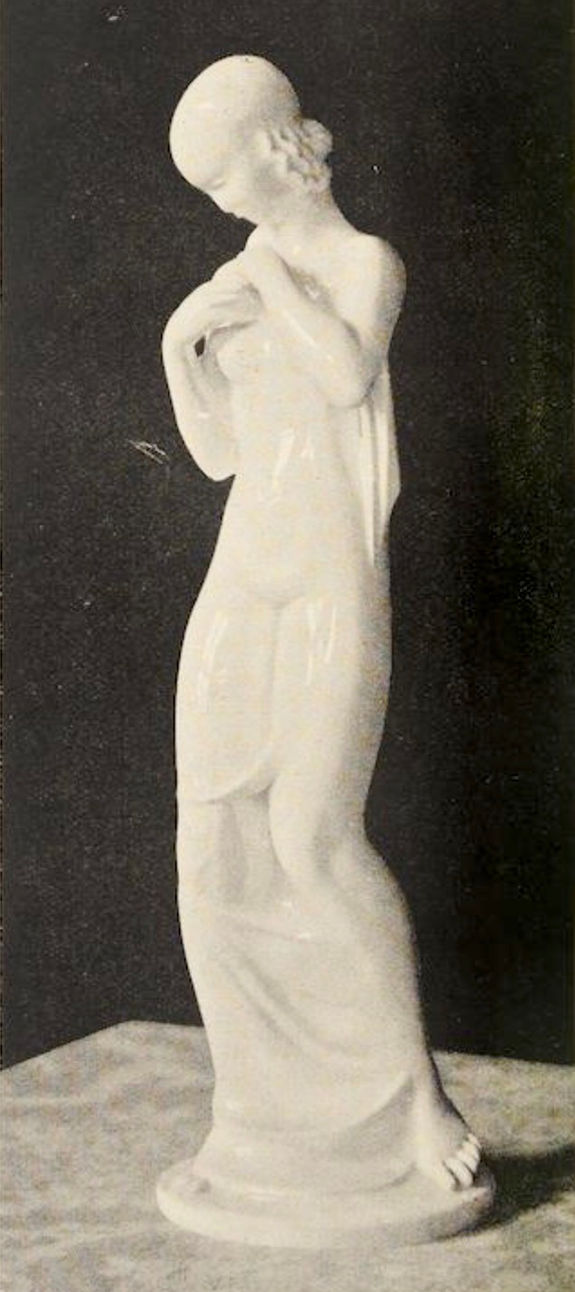 Karl Opfermann Fayence Der Kreis Porzellan Expressionismus Skulptur