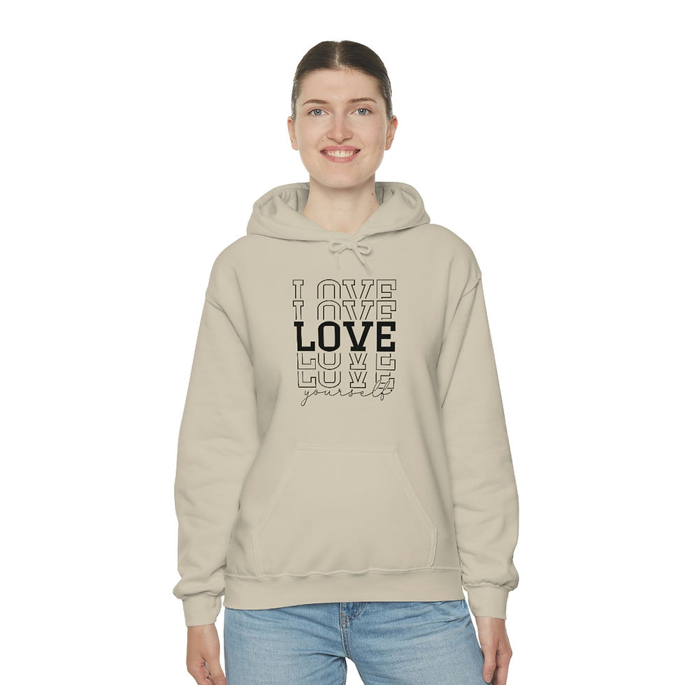 Thumbnail: Love yourself Hooded Sweatshirt