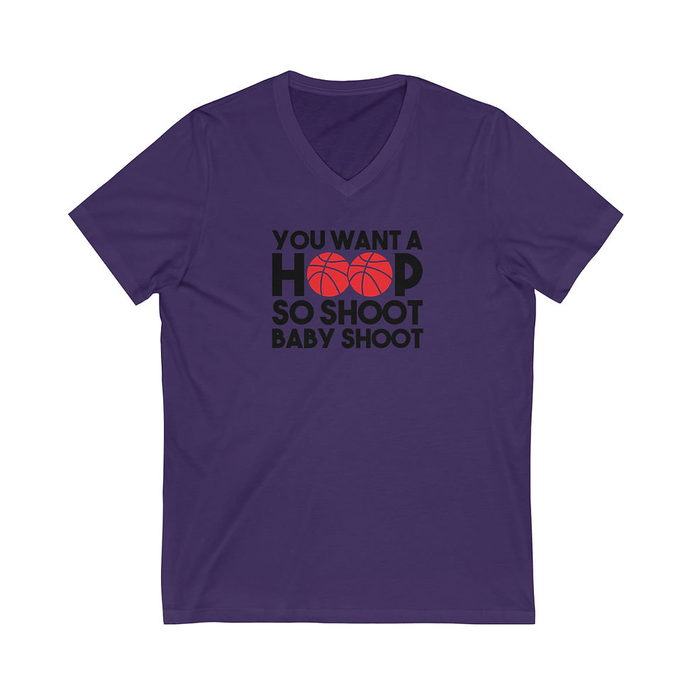 Hoop baby Short Sleeve V-Neck Tee