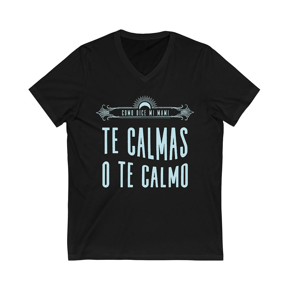 Te calmas o te calmo V-Neck Tee