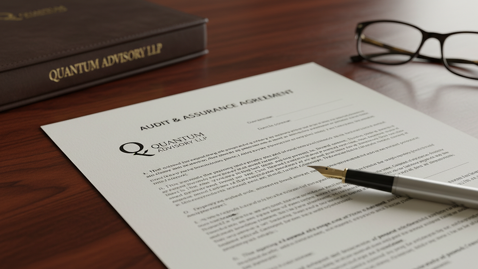 Close-up view of a contract document with a pen on a wooden table