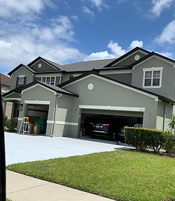 After picture of a repainted house in winter garden florida