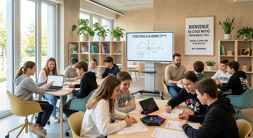 Stage Maths Troisième - Brevet 2027
