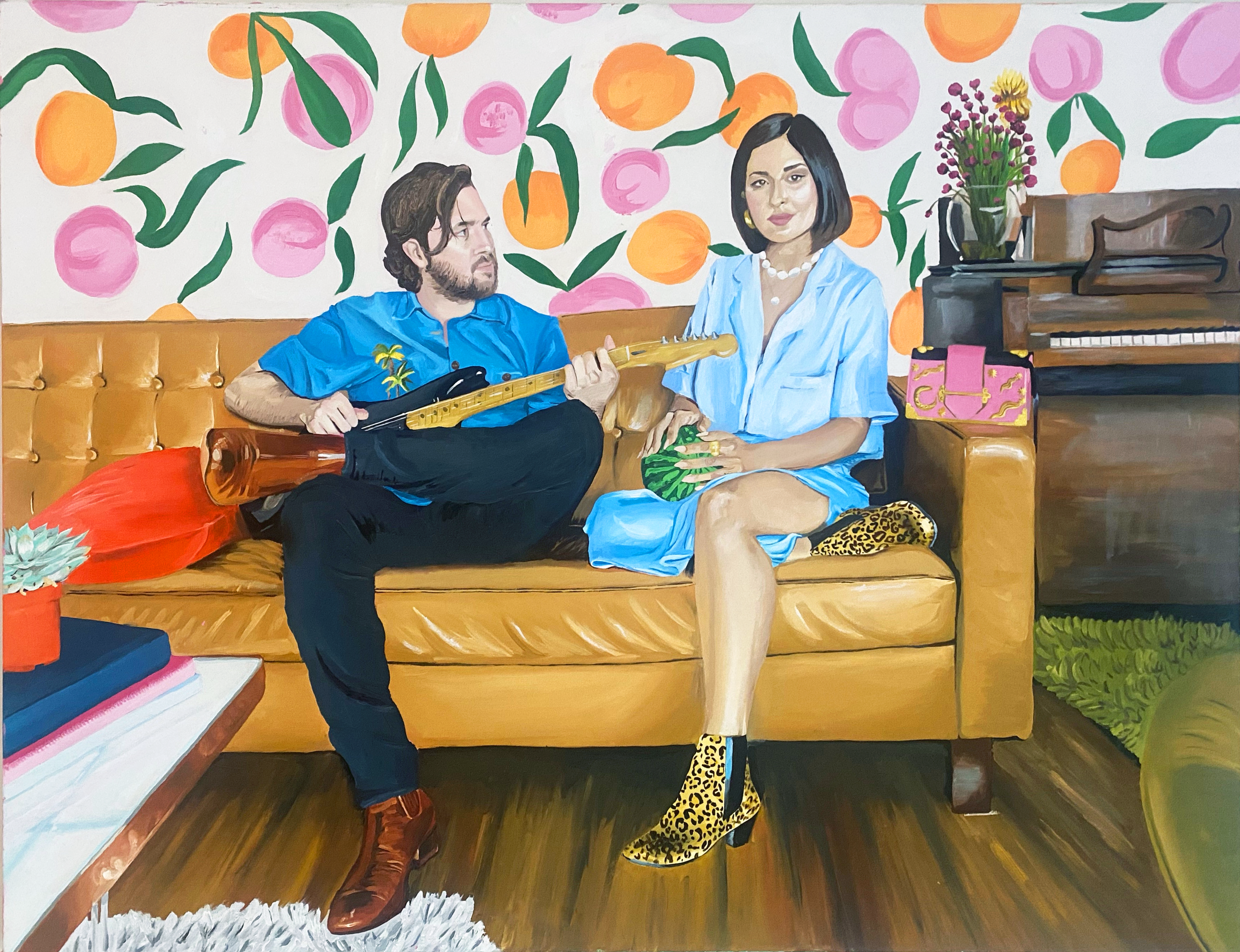 Andrea y Leo en California