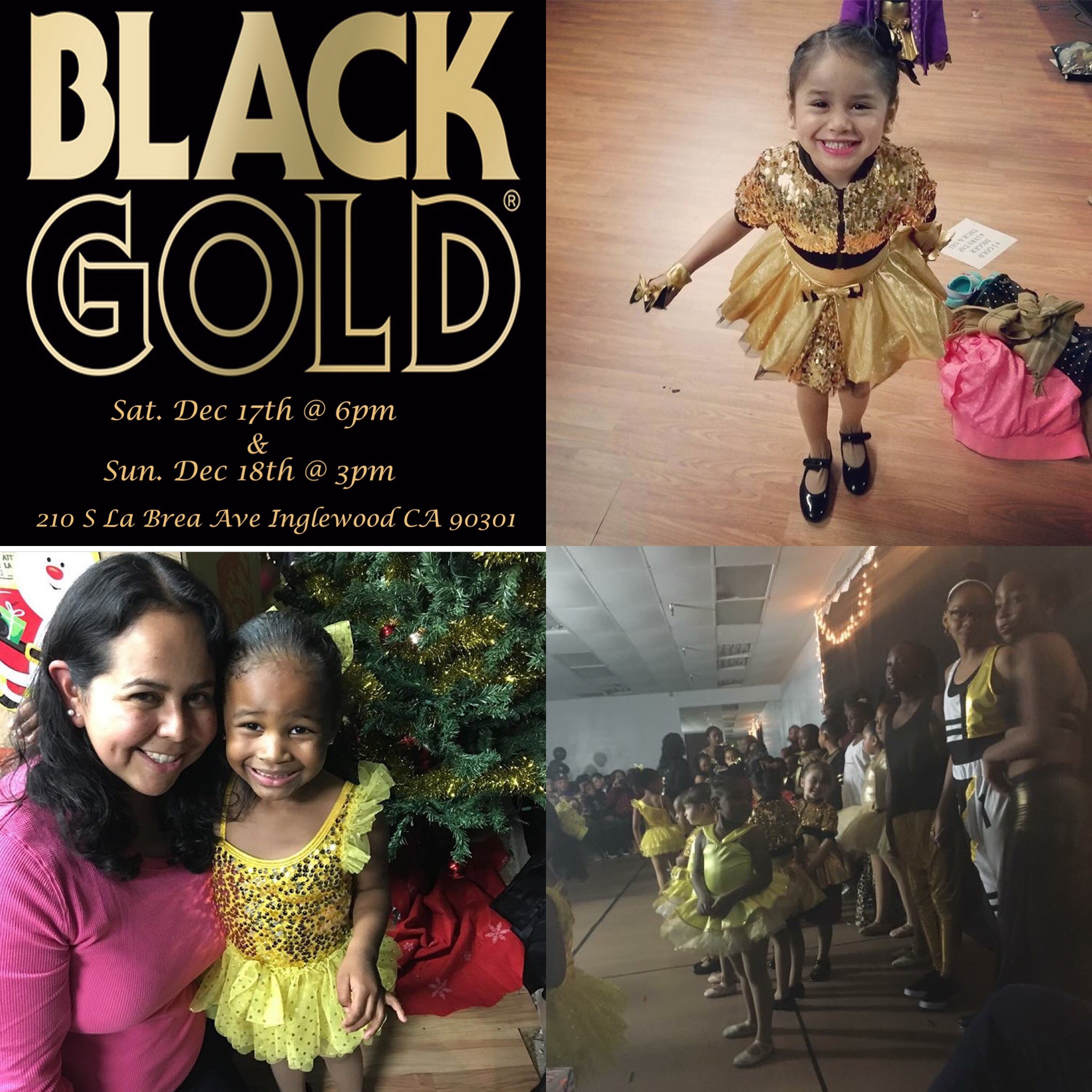 Black & Gold Winter Recital