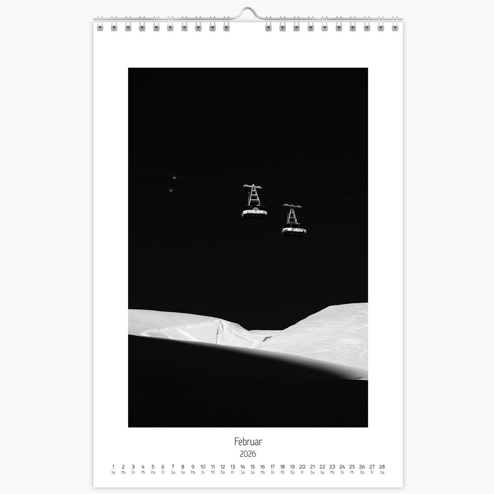 Miniaturbild: Fotokalender 2026 - Between Light & Silence