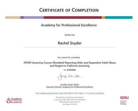 Elder Abuse Training