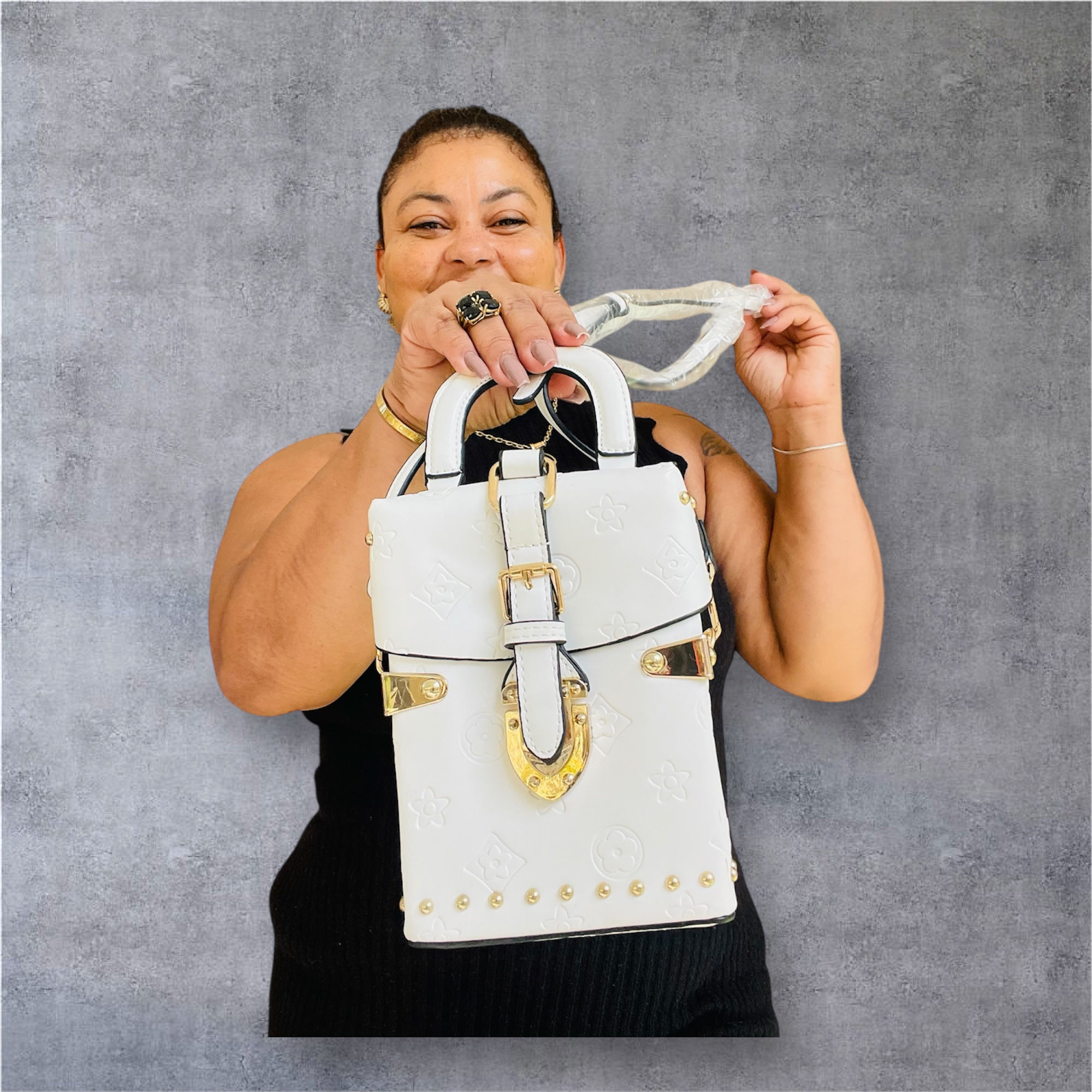 Bag branca alças removíveis 🌸