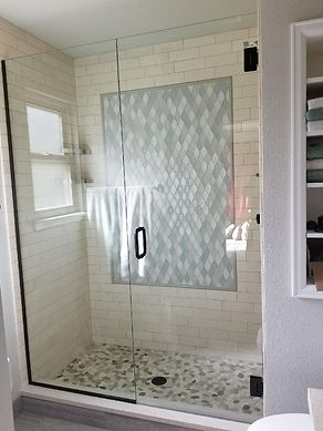 contemporary shower doors