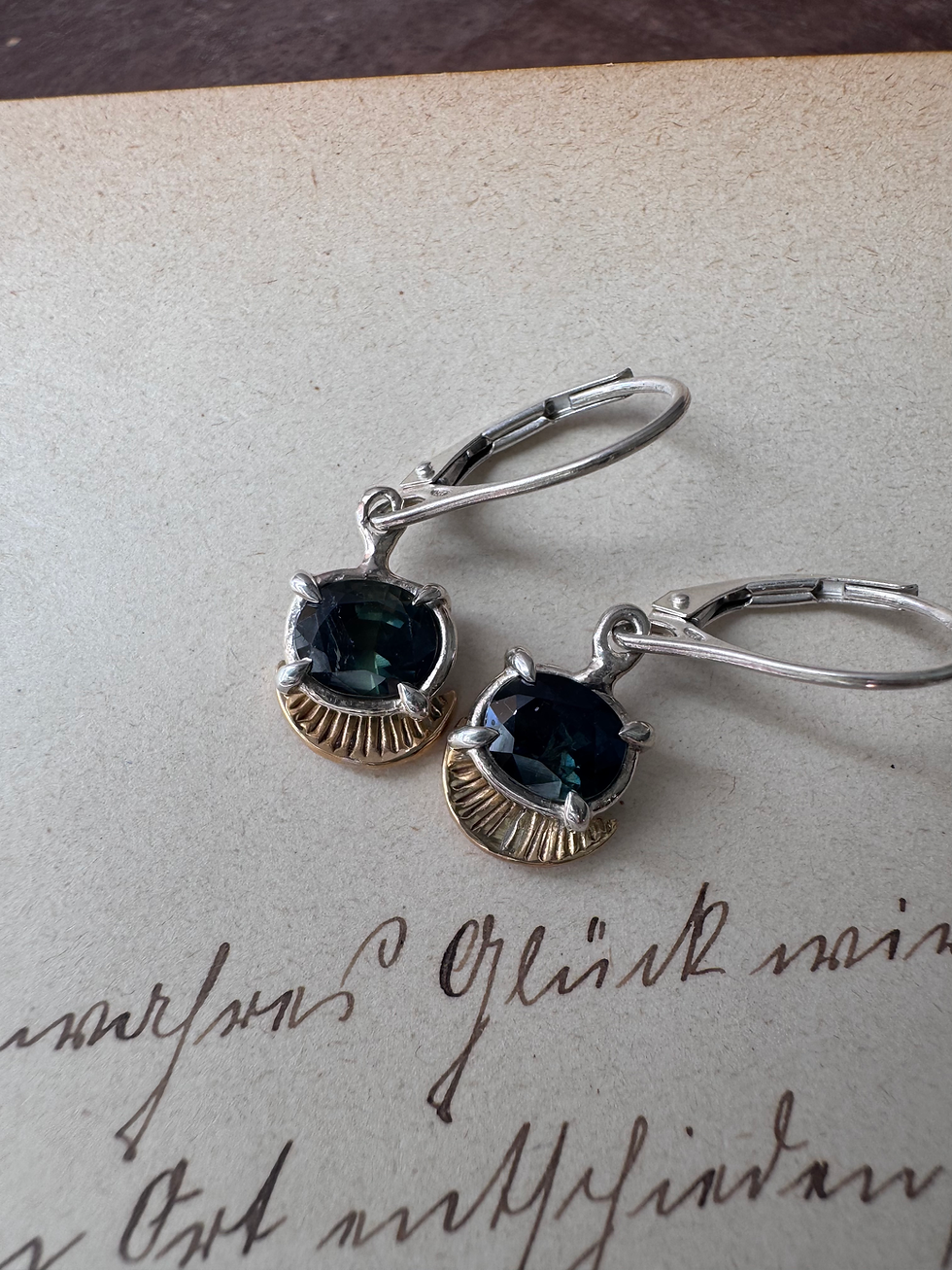 Thumbnail: Sapphire Dangle Earrings