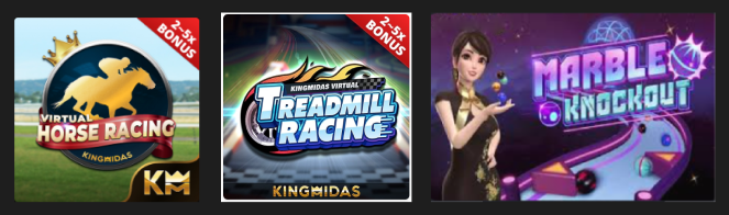 Racing games in the catalogue