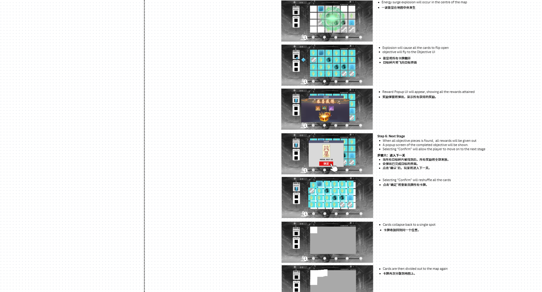 Gameplay step breakdown, part three