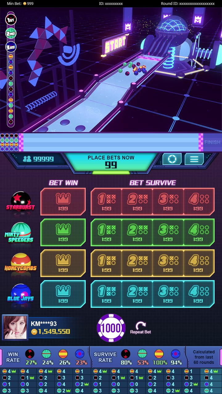 Marble Knockout in play