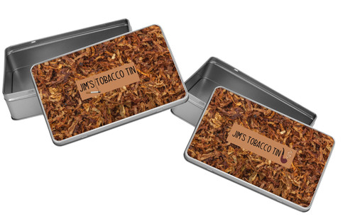 personalised tobacco tin,
