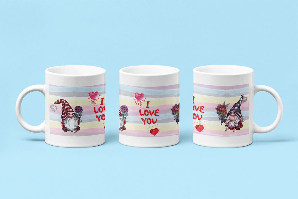 Personalised gnome mug ,