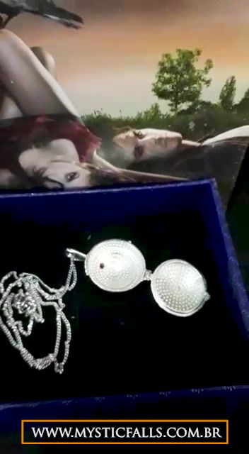 Miniatura: Colar Elena Gilbert de PRATA (Sob encomenda)