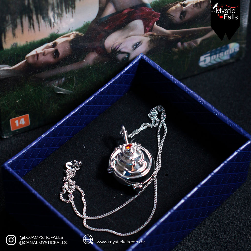 Miniatura: Colar Elena Gilbert de PRATA (Sob encomenda)