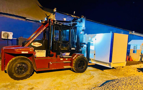 CWSG Inc mobilization of 350KVA Generator to Liquid Mud Plant in Guyana using CWSG 10 Ton
