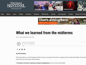 What we learned from the midterms