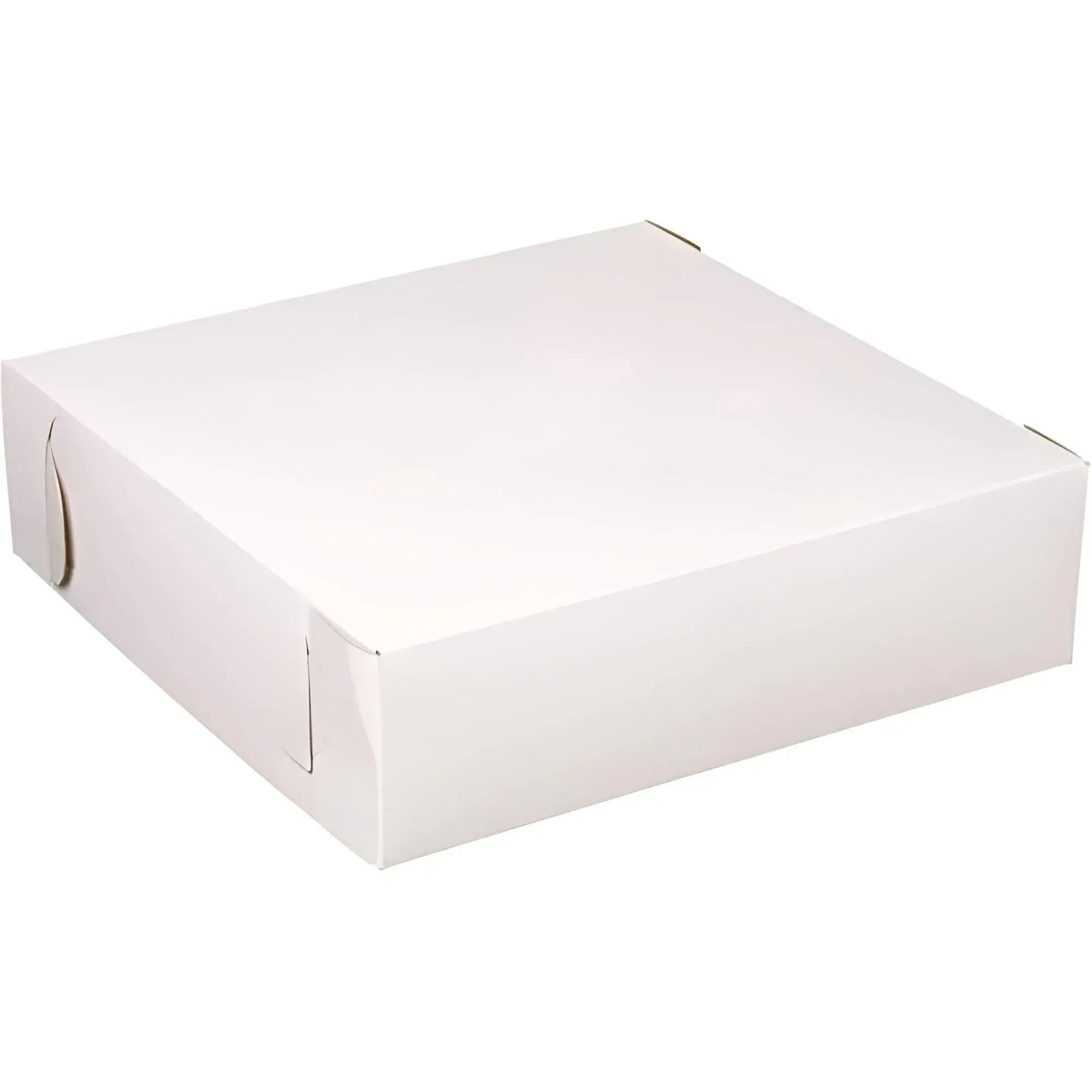 EB Box - 8" x 8" x 2.5" White Cake Boxes, 250/Bn