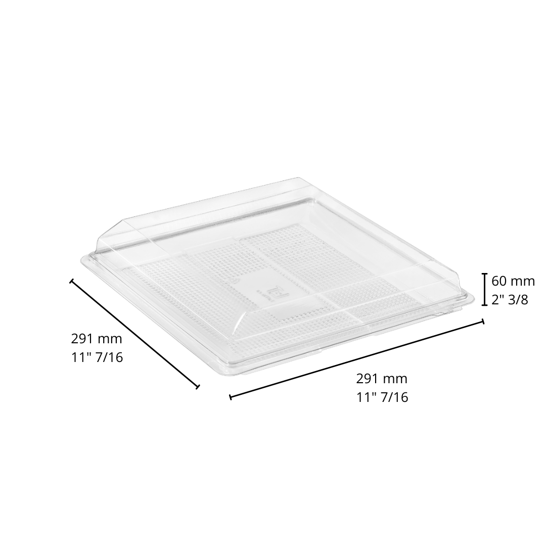 Talthi - Catering Tray Clear 12x12 Combo, 65/Cs