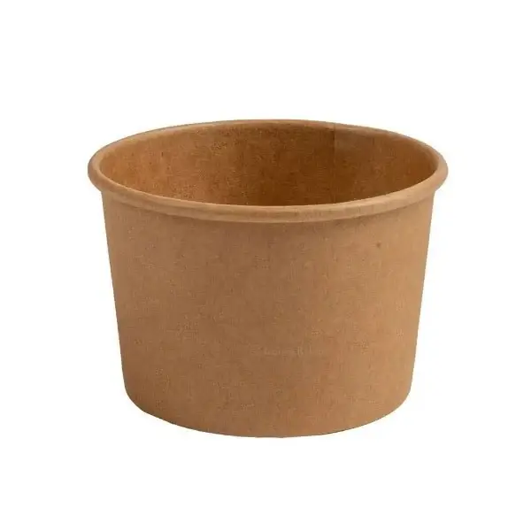 4 oz Kraft Paper Food Container, 1000/Cs