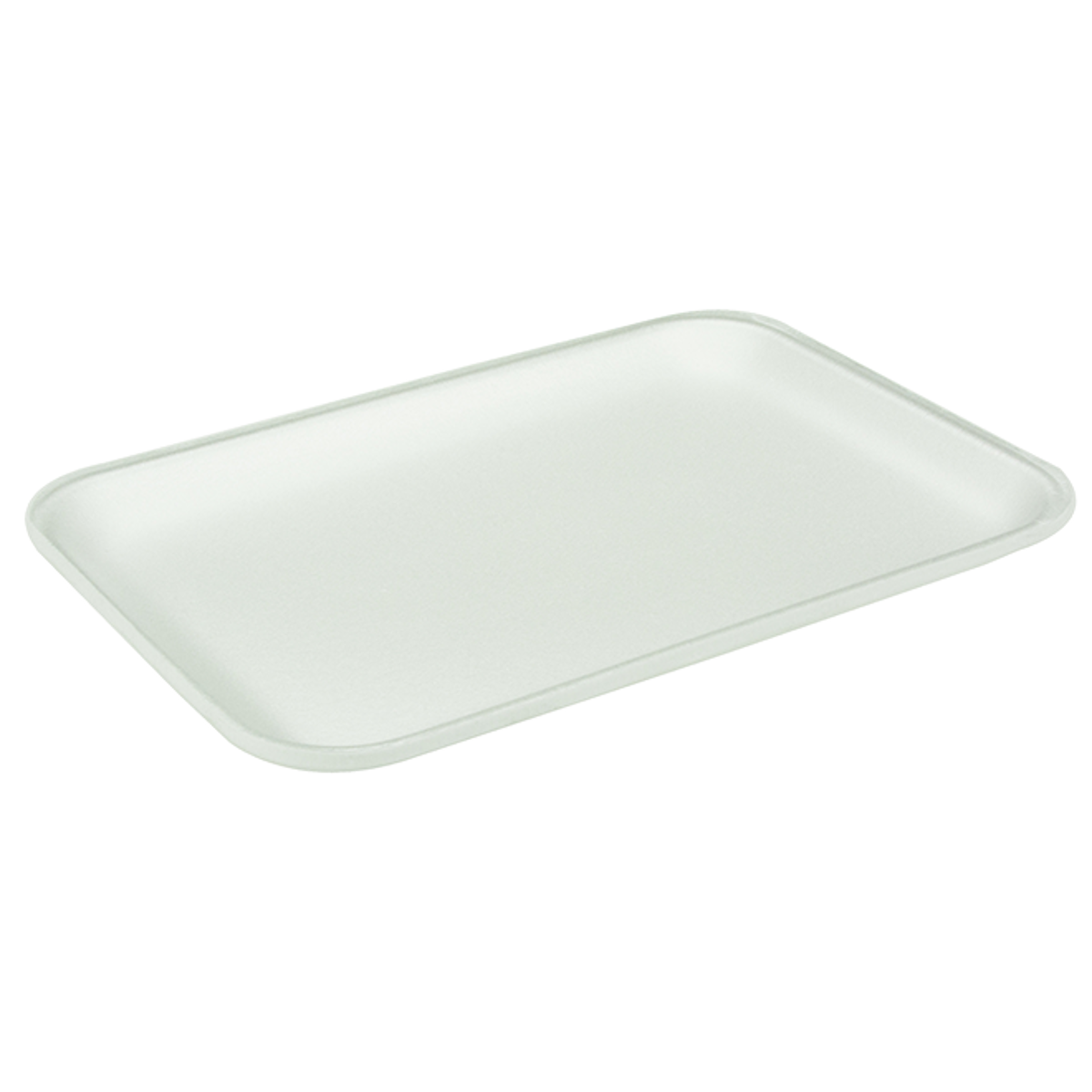 25D WHITE MEAT FOAM TRAY, 100/Cs