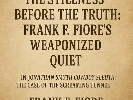 The Stillness Before the Truth: Frank F. Fiore’s Weaponized Quiet