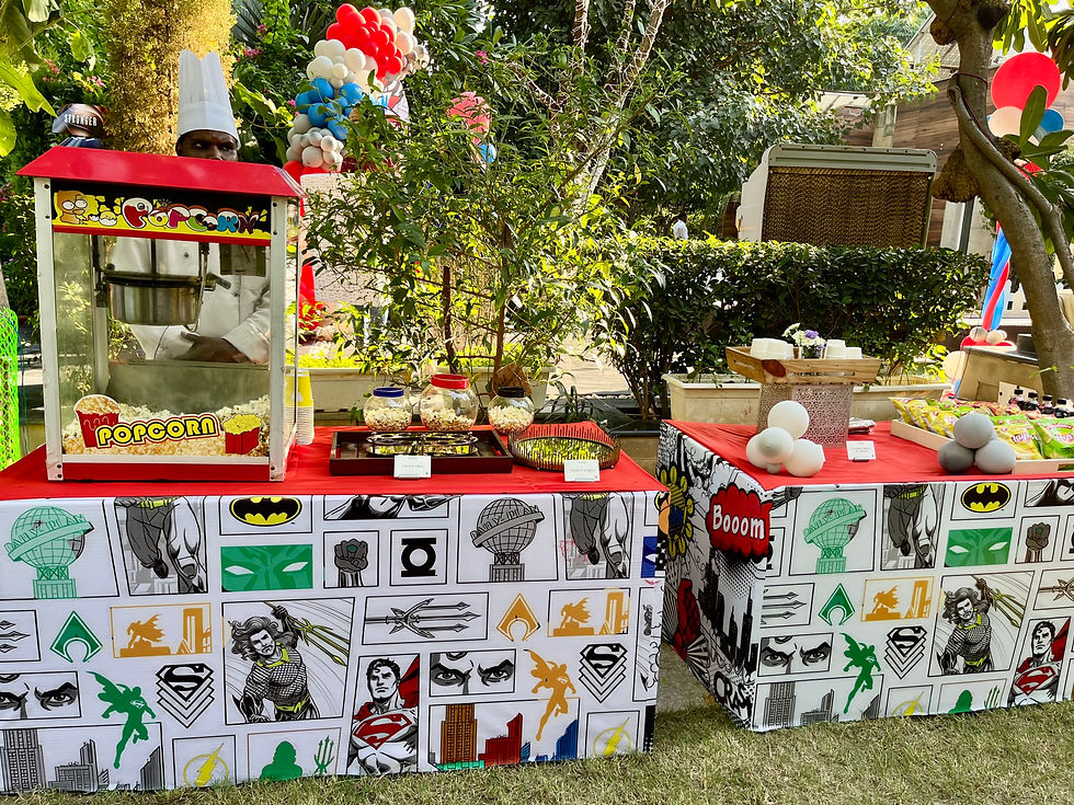 Kids Snack Station for Birthday Catering by Truffle Inc