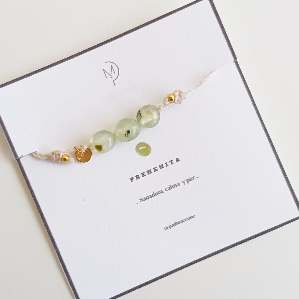 Miniatura: Pulsera Prehenita