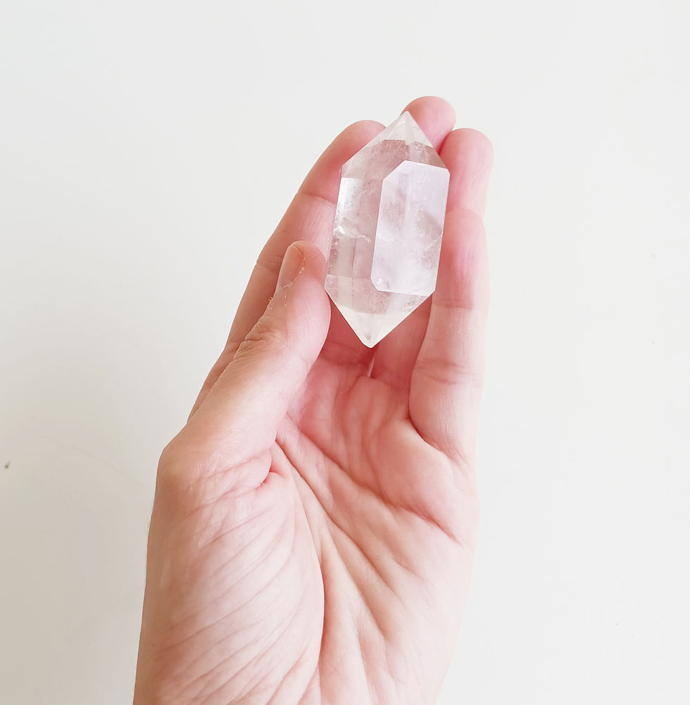 Miniatura: Biterminado de Cuarzo Blanco.