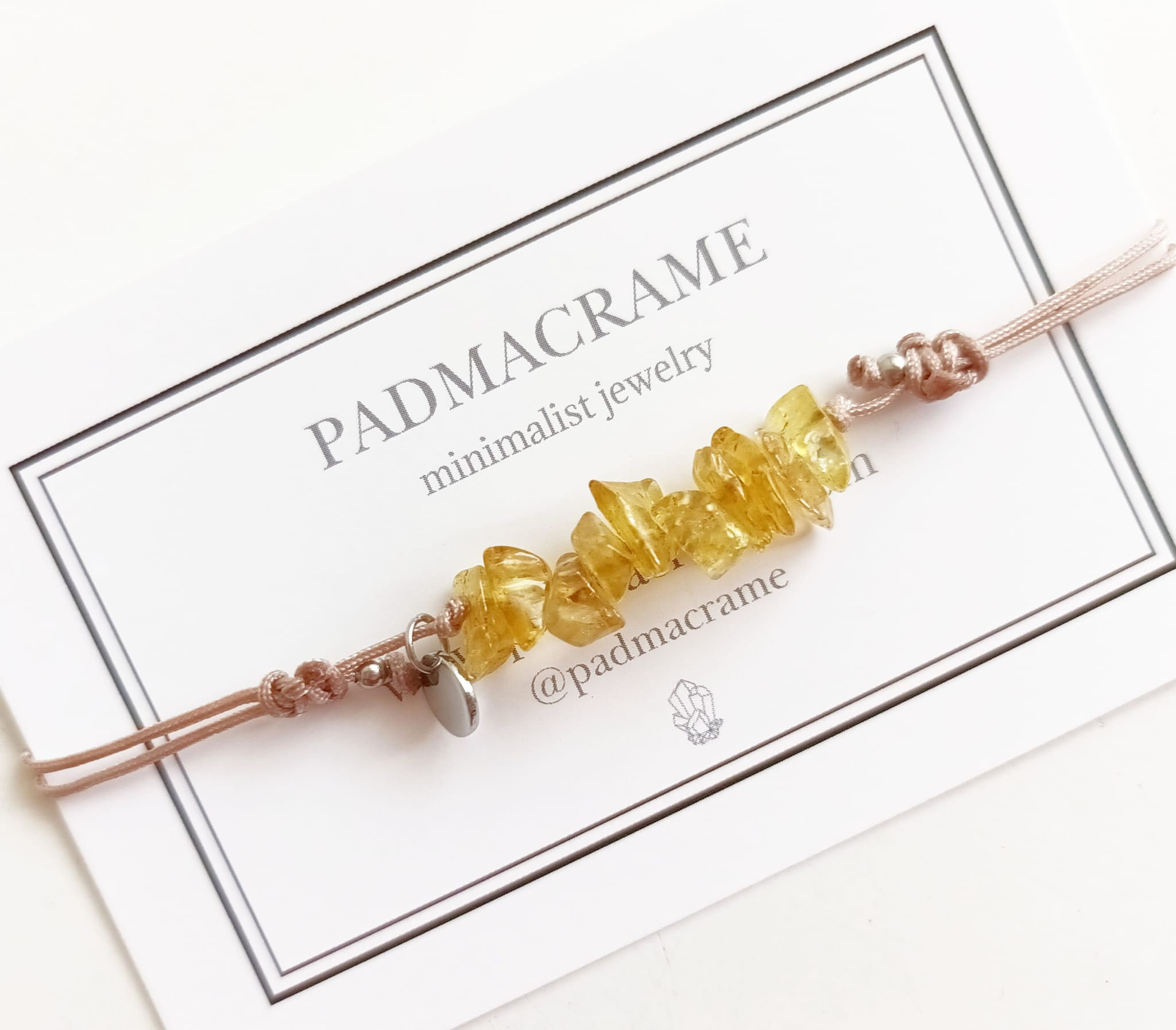 Pulsera Citrino (prosperidad y abundancia)