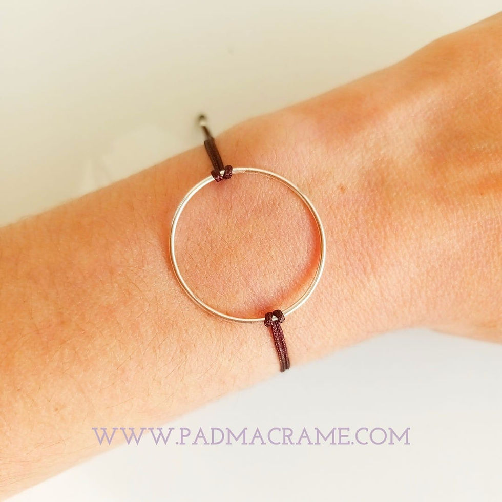 Pulsera plata de ley