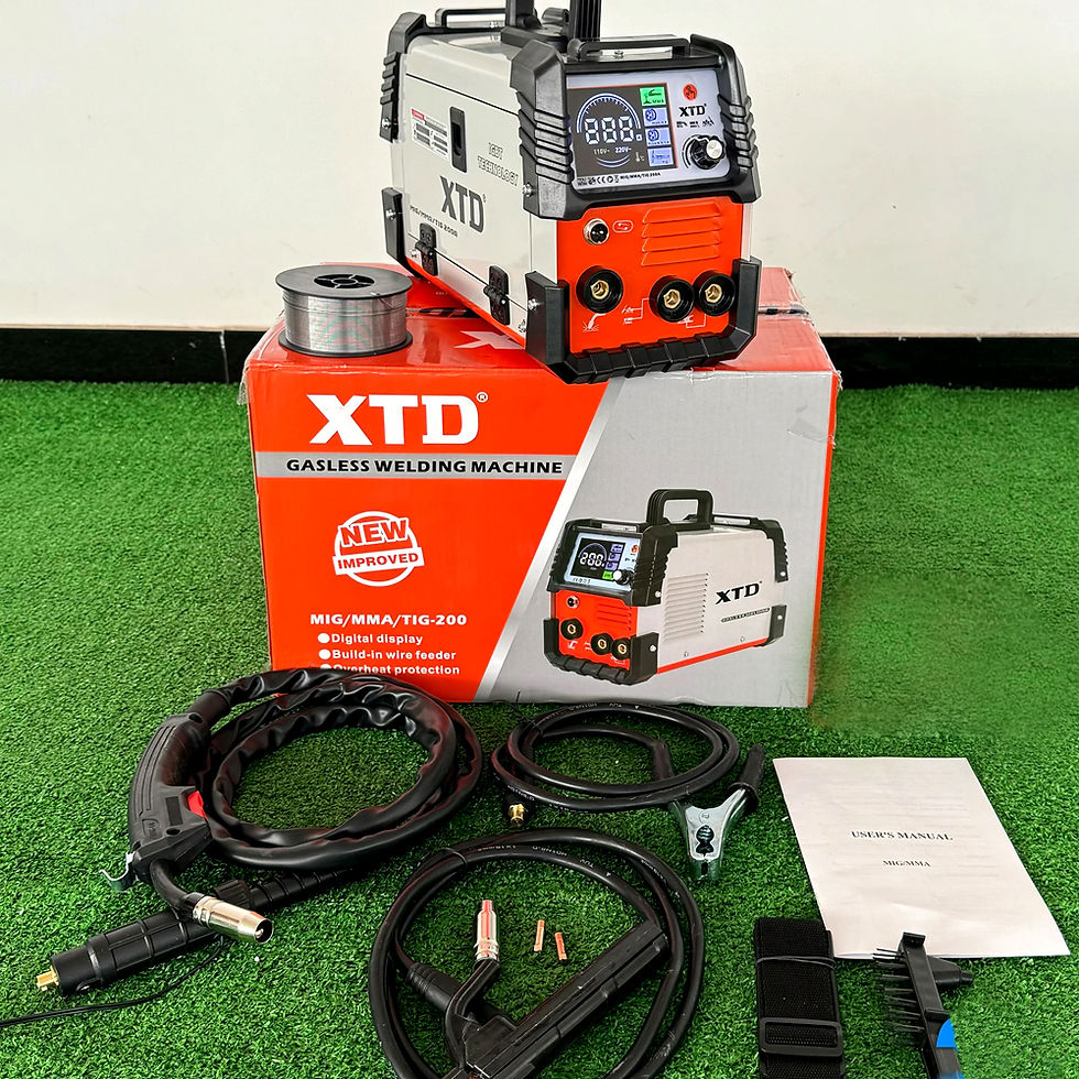 Soldadora 3 en 1 de 200 Amperios (MMA - MIG - LIFT TIG) - XTD.