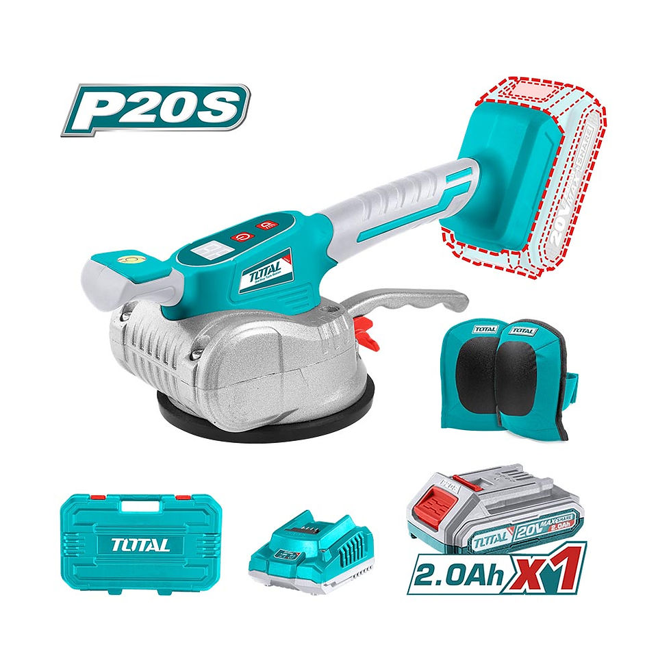 Ventosa vibradora de mayólica 20 V - TOTAL