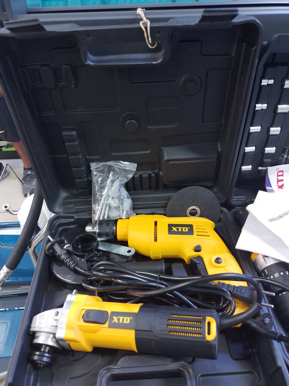 Miniatura: Combo Taladro 710 W + Amoladora 800 W C/ Maletín - XTD