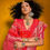 Thumbnail: Dark Pink Two Tone Handloom Weaving Silk Saree with Designer Brocade Blouse