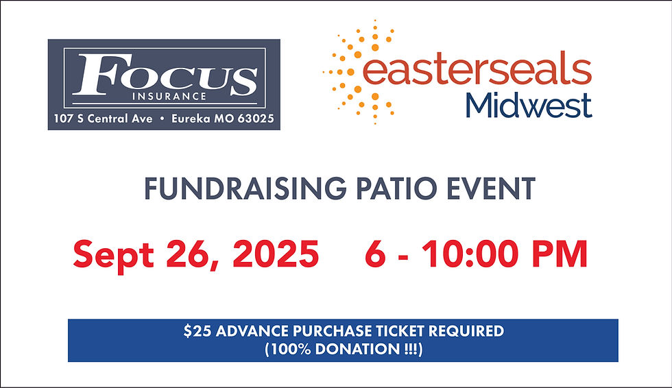 Easterseals Charity Benefit ( $25 per person) *100% charitable donation