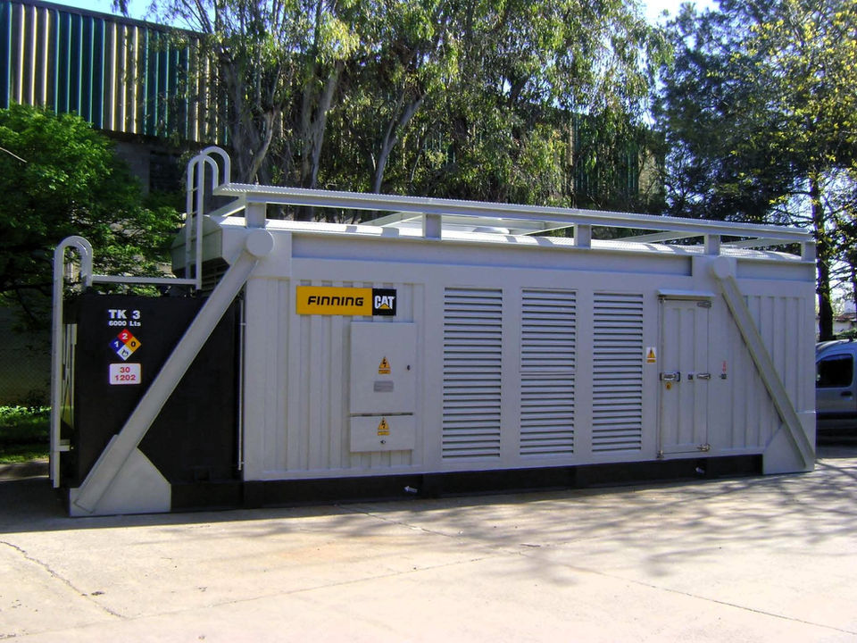 Cabina para grupo electrógeno industrial