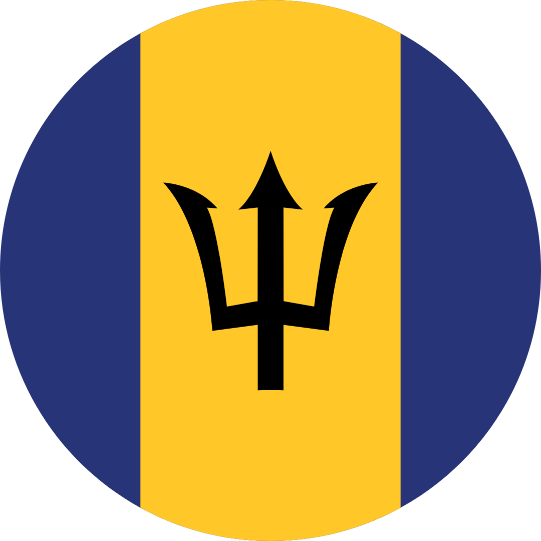 Barbados Flag Circle.png