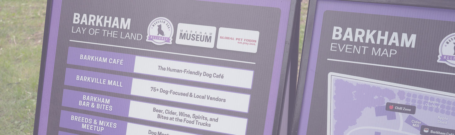 Barkham Activity descriptions and event map.