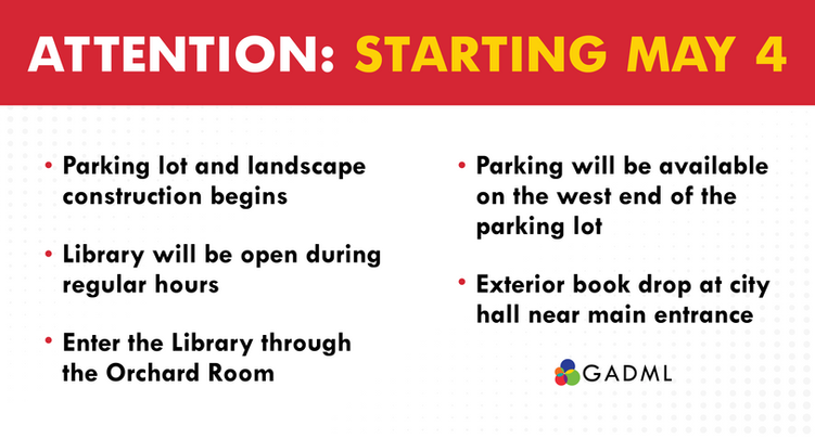 The next phase of construction will begin on Monday, May 4. This time, our long-awaited exterior projects will be completed. These projects include: new landscaping, a new parking lot, and new sidewalks.